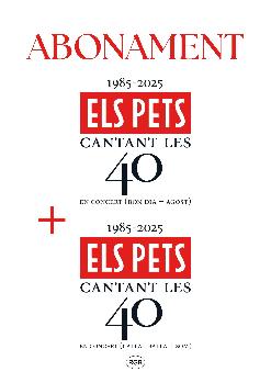 ABONAMENT ELS PETS VALLS