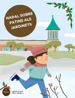 Nadal sobre patins al jardinets!