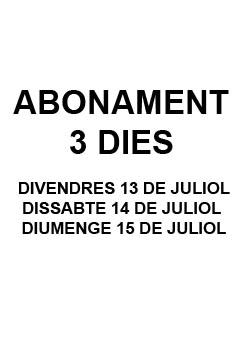 ABONAMENT 3 DIES