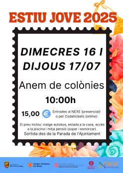 Anem de colònies – Estiu Jove 2025