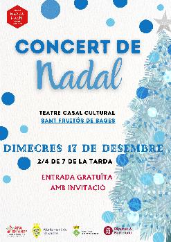 CONCERT DE NADAL- ESCOLA DE MÚSICA I ARTS NAVARCLES - SANT FRUITÓS DE BAGES