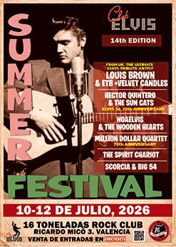 CLUB ELVIS SUMMER FESTIVAL 2026. BONO VIERNES A DOMINGO