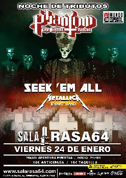 PHANTOM (Tributo a Ghost) + SEEK EM ALL (Tributo a Metallica)