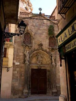 La façana de Sant Miquel de la Basílica de la Mercè de Barcelona