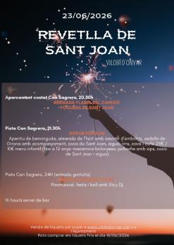 Sopar de Revetlla de Sant Joan 2026