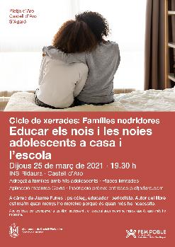 Educar els nois i les noies adolescents a casa i l'escola
