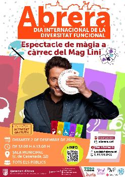 Espectacle de màgia a càrrec del Mag Lini - Dia Internacional de les Persones amb Diversitat Funcional