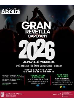 Gran Revetlla de Cap d'Any al Pavelló Municipal d'Esports