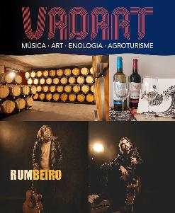 Festival VADART - Vilajuïga - Celler Empordàlia - Inauguració Exposició (12h) + Concert TONI BEIRO, format duet (12:30h)