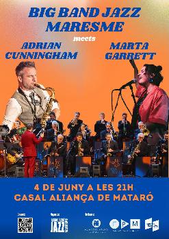 BIG BAND JAZZ MARESME MEETS MARTA GARRETT & ADRIAN CUNNINGHAM