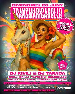 Divendres 20 juny · TRANSMARICABOLLO a la Fresca! Festa inauguració ORGULL 2025 · DJ Kilivi & DJ Tarada!