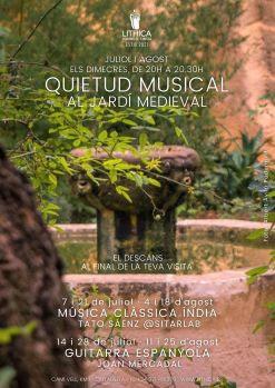 QUIETUD MUSICAL  AL JARDÍ MEDIEVAL