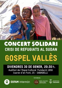 CONCERT SOLIDARI - CRISI DE REFUGIATS AL SUDAN