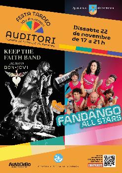 FESTA TARDEO 10è Aniversari Auditori amb 'Keep the faith Band the best of Bon Jovi' i 'Fandango All Stars'.