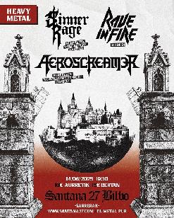 Aeroscreamer + Rave in Fire + Sinner Rage