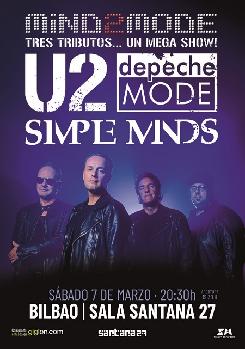 Mind2Mode "Tributo Simple Minds, Depeche Mode y U2"