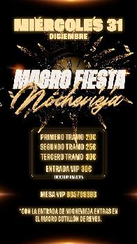 COTILLÓN DE NOCHEVIEJA - 01/01/2026 - 01:00h.