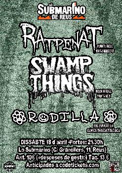 Ratpenat + Swamp thing + Rodilla