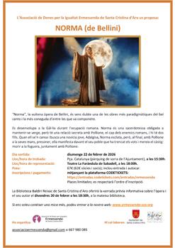 Sortida a l'òpera "Norma", al Teatre La Faràndula de Sabadell