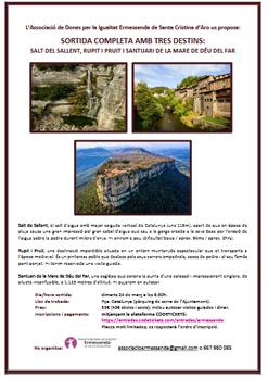 SORTIDA COMPLETA AMB TRES DESTINS: