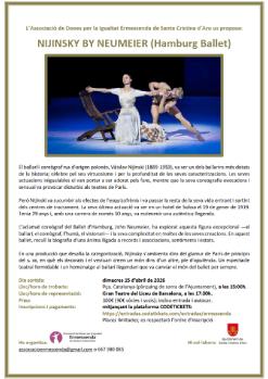 Sortida al Gran Teatre del Liceu de Barcelona - NIJINSKY BY NEUMEIER (Hamburg Ballet)