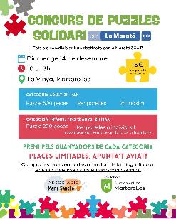 Concurs Puzle Solidari. Associació Maria Sancho.