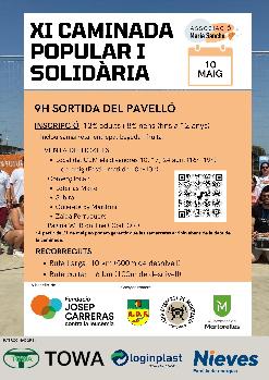 DONACIÓ FILA 0 - XI CAMINADA POPULAR I SOLIDÀRIA