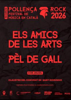 DIMECRES 8 - ENTRADA DE DIA - POLLENÇA ROCK 2026